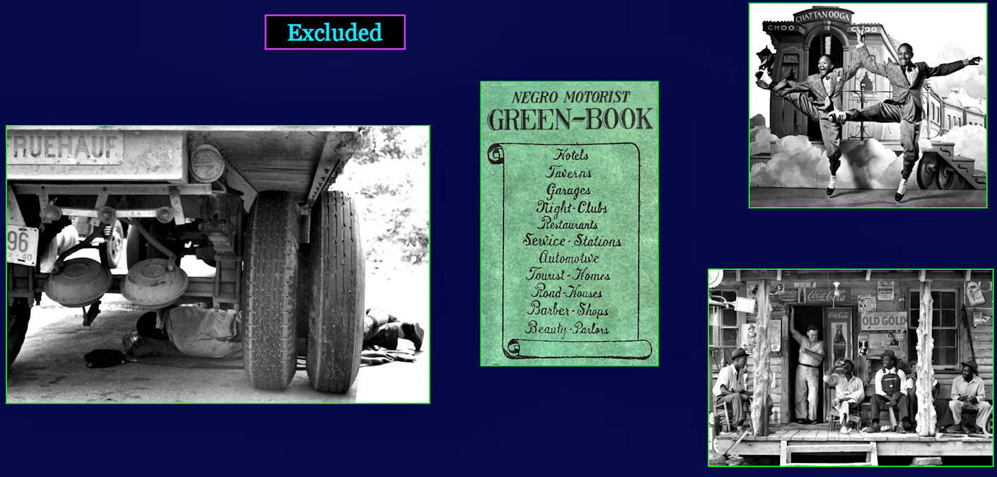 Segregation, Blacks' <i>Green-Book</i>, 1940s